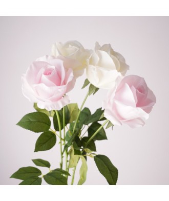 Single Head Real Touch Latex Simulation Rose
