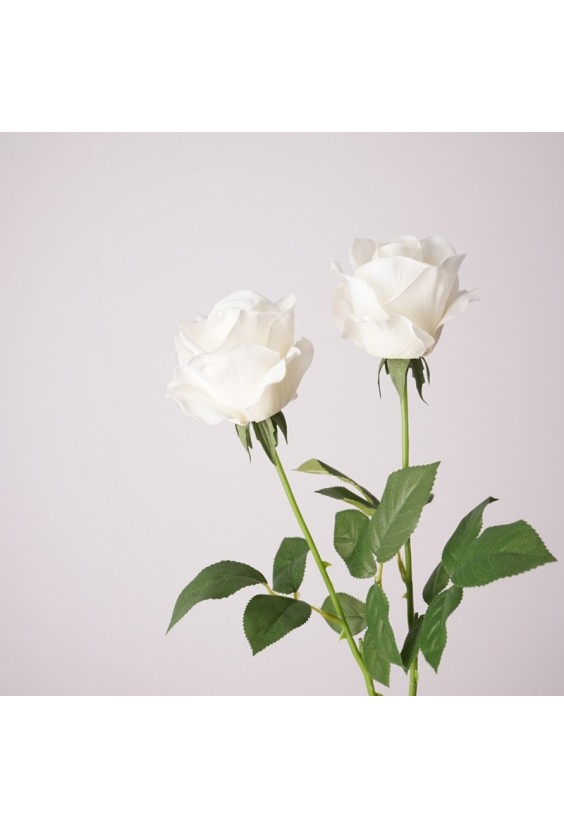 Single Head Real Touch Latex Simulation Rose