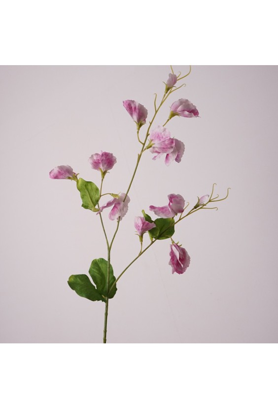 Simulated Sweet Pea Flower Handmade Bouquet