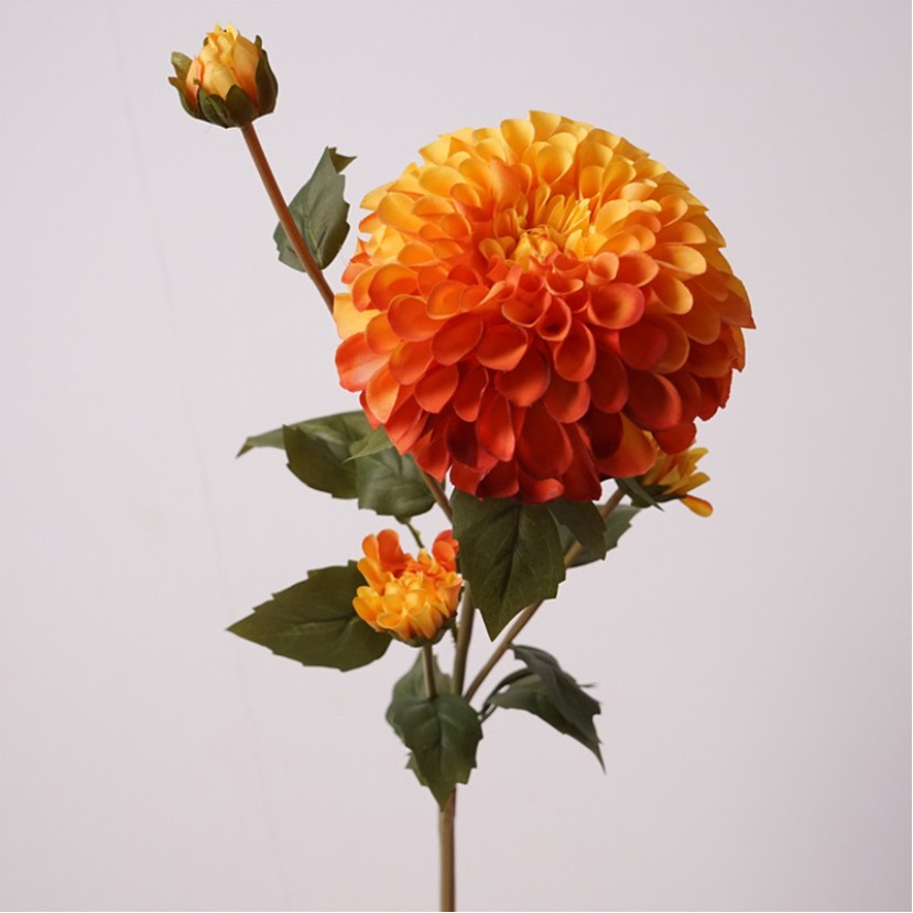 Autumn Dahlia Artificial Flower Arrangement Decoration