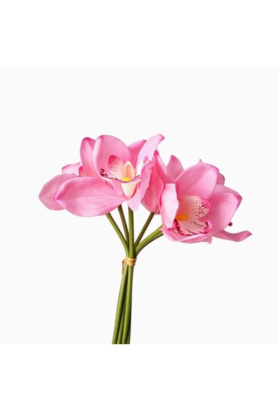 New Design Latex Simulation Orchid Six-Stem Bouquet