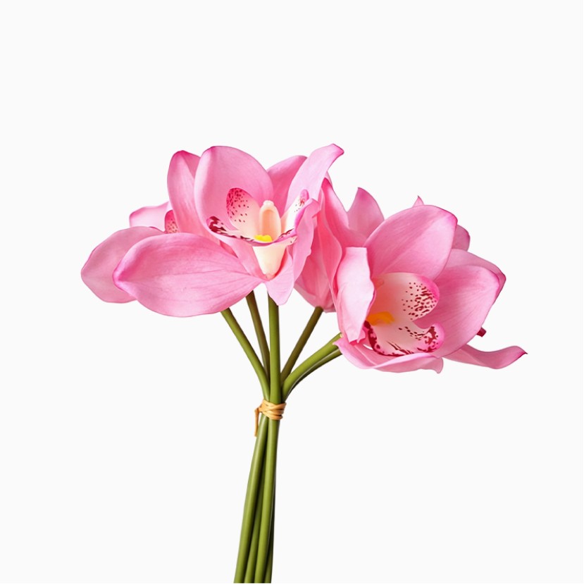 New Design Latex Simulation Orchid Six-Stem Bouquet