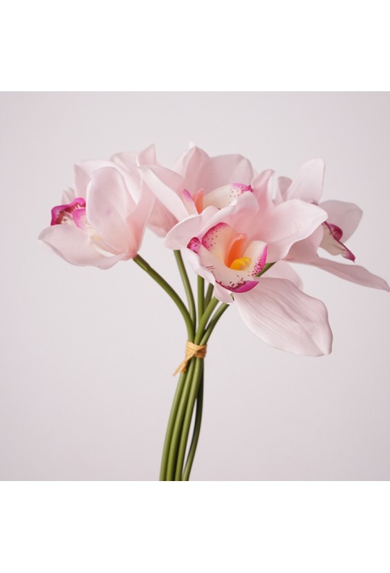 New Design Latex Simulation Orchid Six-Stem Bouquet