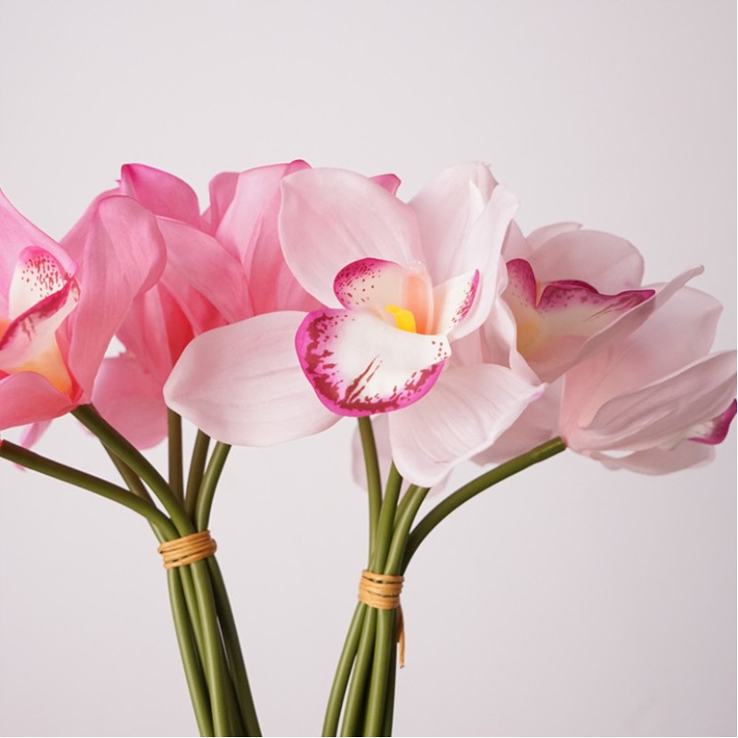New Design Latex Simulation Orchid Six-Stem Bouquet