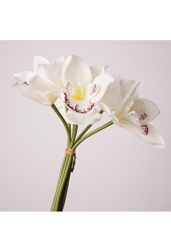 New Design Latex Simulation Orchid Six-Stem Bouquet