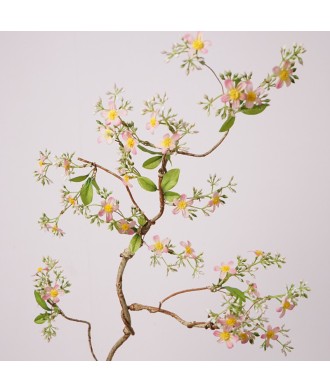 Handmade Weeping Branch Artificial Apple Tree Floral Decoration