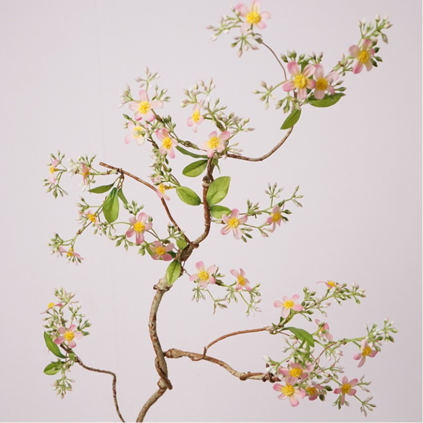 Handmade Weeping Branch Artificial Apple Tree Floral Decoration