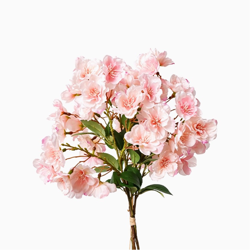 Handmade Silk Cherry Blossom Branch Bouquet