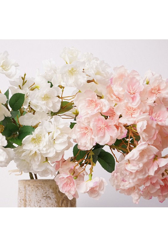 Handmade Silk Cherry Blossom Branch Bouquet