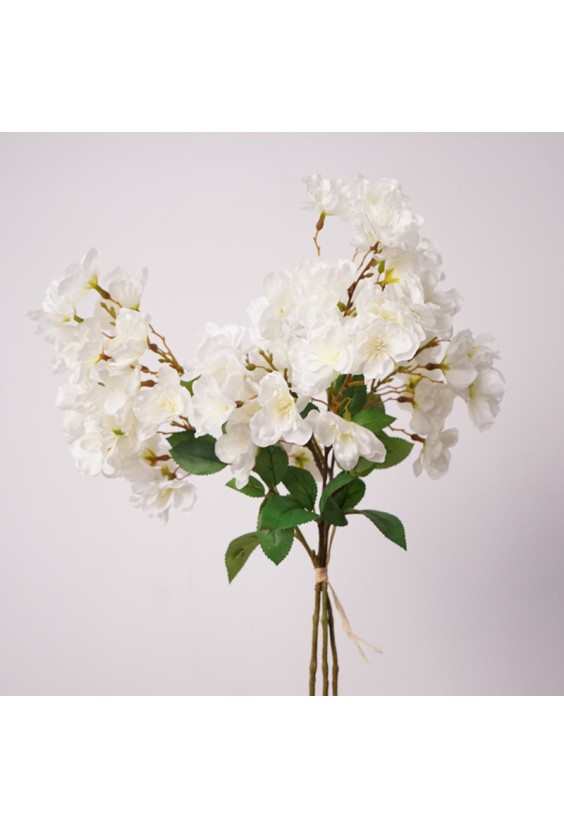 Handmade Silk Cherry Blossom Branch Bouquet