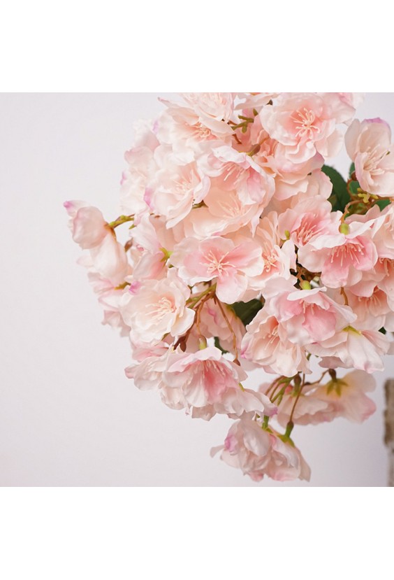 Handmade Silk Cherry Blossom Branch Bouquet