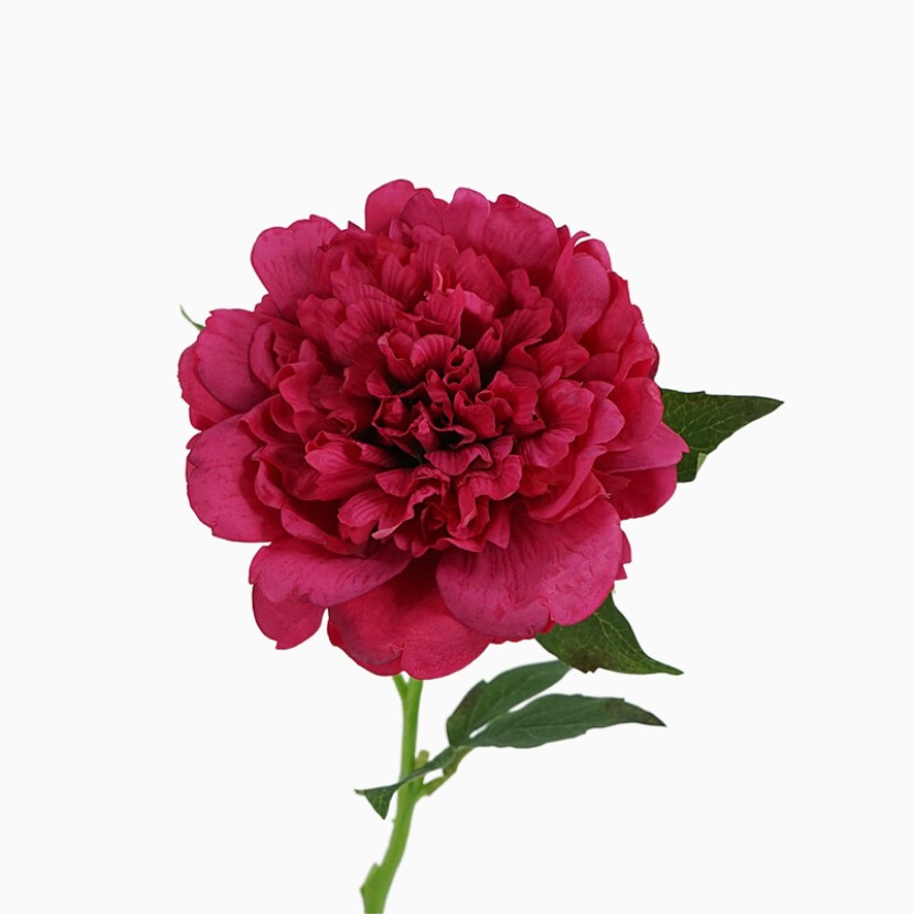 14cm Real Touch Felt Peony Artificial Flower