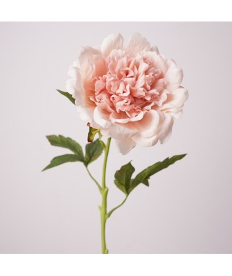 14cm Real Touch Felt Peony Artificial Flower