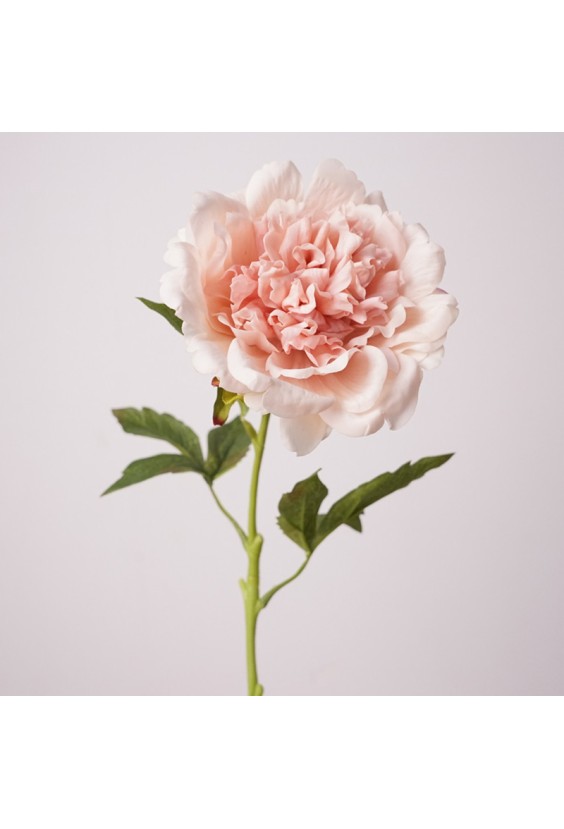 14cm Real Touch Felt Peony Artificial Flower