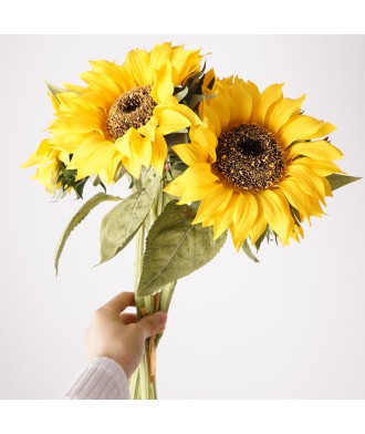 High-Quality Artificial Sunflower Bouquet
