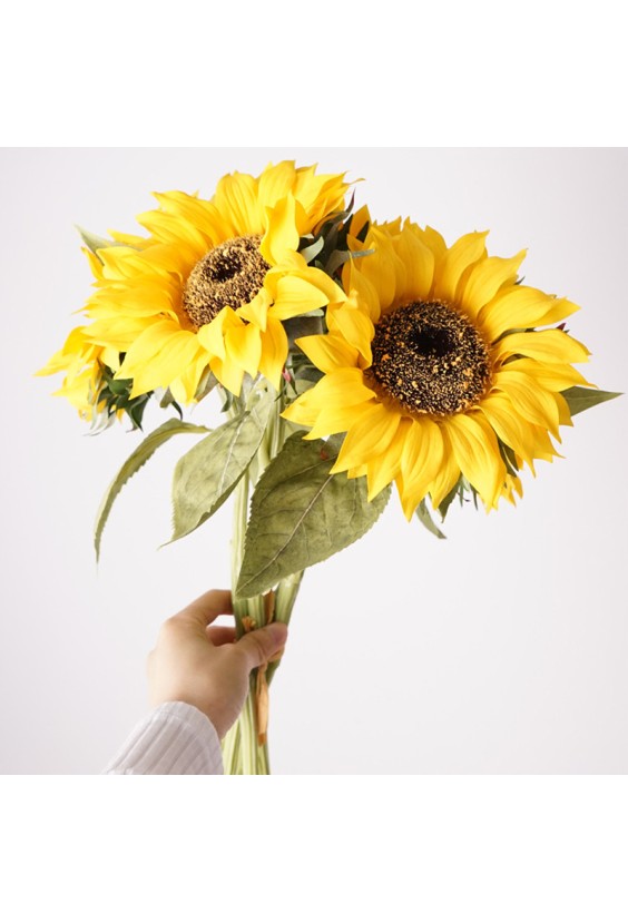 High-Quality Artificial Sunflower Bouquet