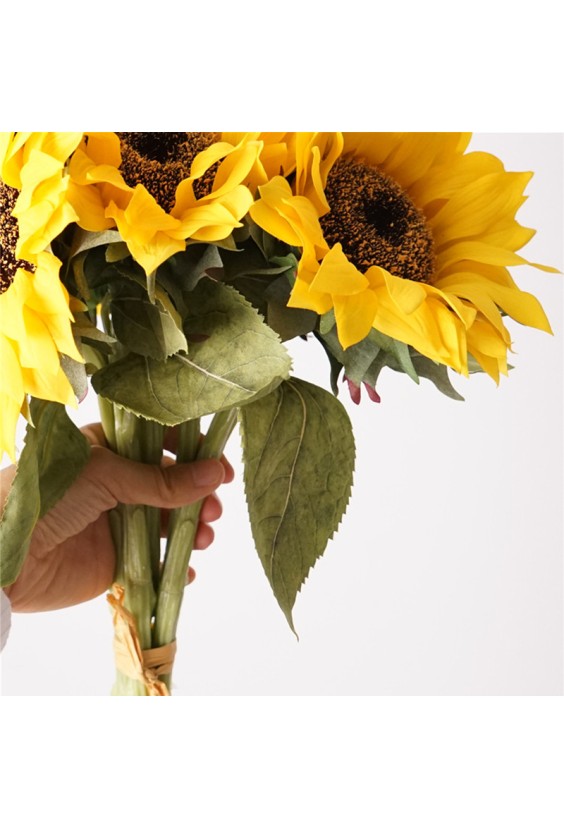 High-Quality Artificial Sunflower Bouquet