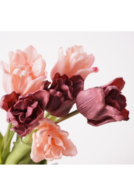 Soft Silk Tulip Artificial Flower Bouquet