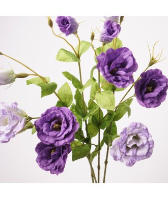 High-Quality Real Touch Simulation Prairie Gentian Flower