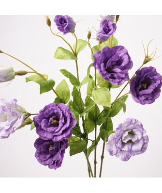 High-Quality Real Touch Simulation Prairie Gentian Flower