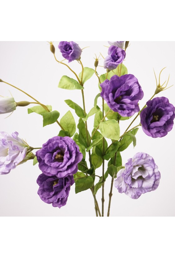 High-Quality Real Touch Simulation Prairie Gentian Flower