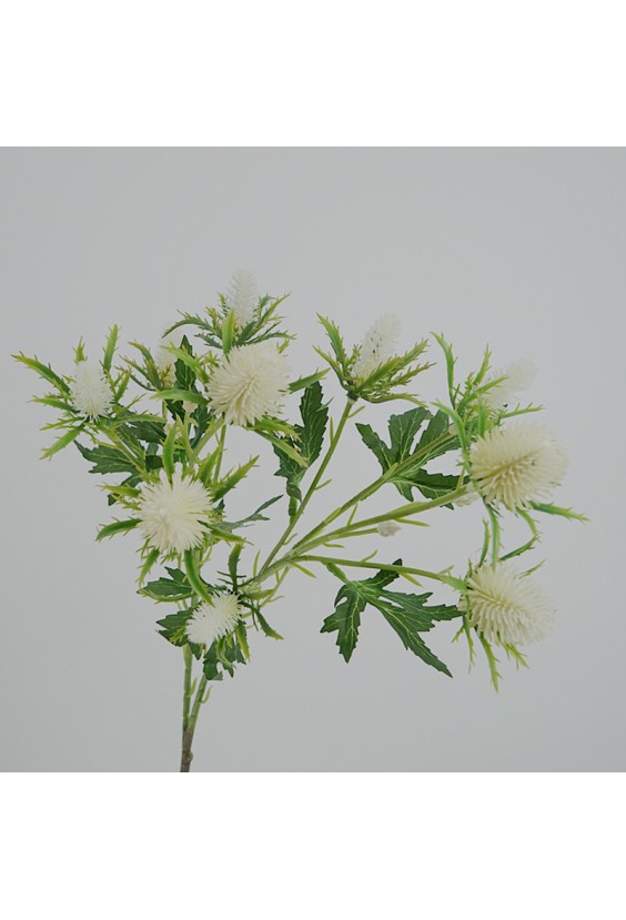 Realistic Blue Eryngium Artificial Flowers for Living Room Decor