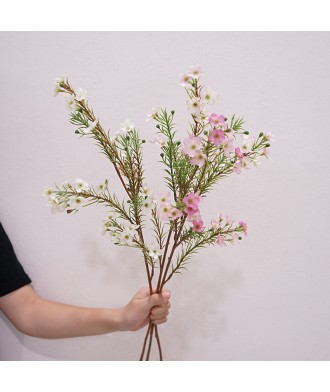 Simulated Wax Plum Flower Branch Home Decorative Flower