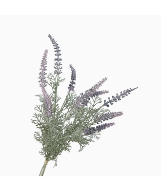 Single Stem High-Simulation Artificial Lavender Flower Branch