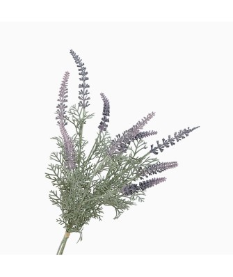 Single Stem High-Simulation Artificial Lavender Flower Branch