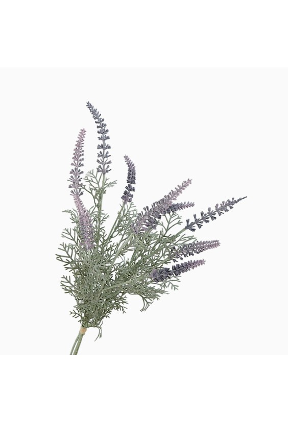 Single Stem High-Simulation Artificial Lavender Flower Branch