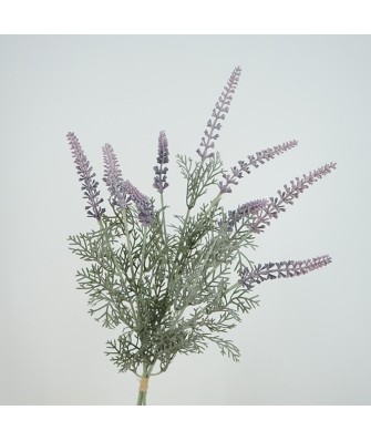 Single Stem High-Simulation Artificial Lavender Flower Branch