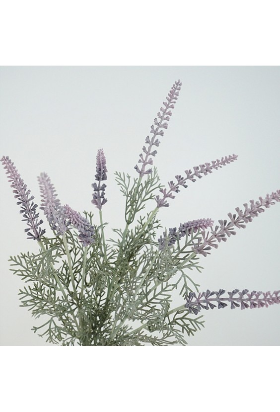 Single Stem High-Simulation Artificial Lavender Flower Branch