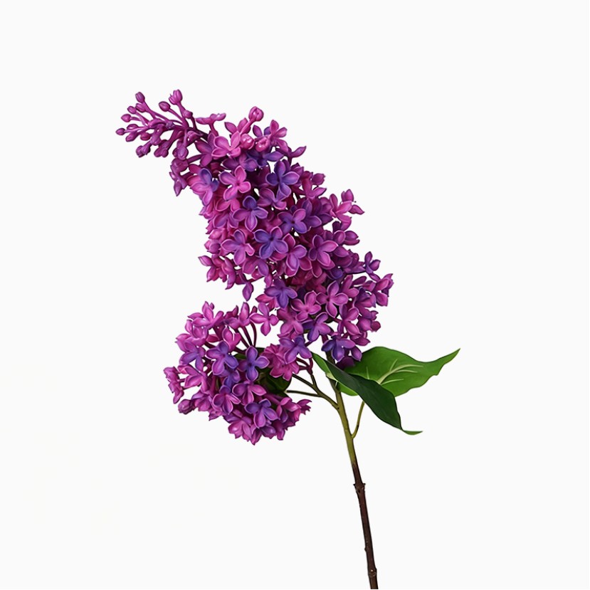 Real Touch Handmade Lilac Artificial Flower