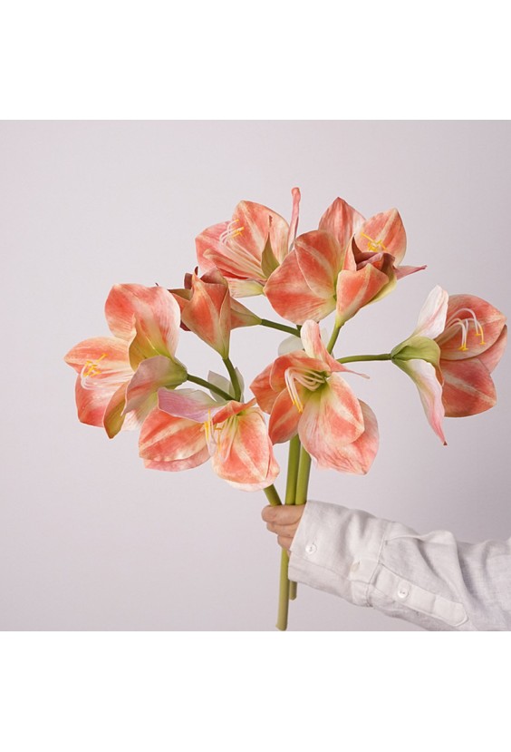 Small Size Silicone Clivia Artificial Flower