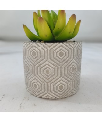 Simulated Succulent Potted Green Plant