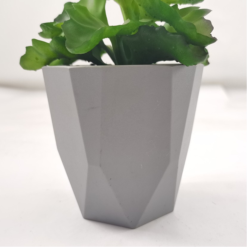 Plastic Pot Multi-Layer Simulation Succulent Petal Decoration