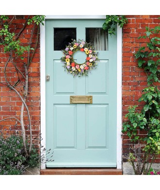 Daisy Lavender Artificial Flower Wreath