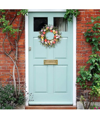 Daisy Lavender Artificial Flower Wreath