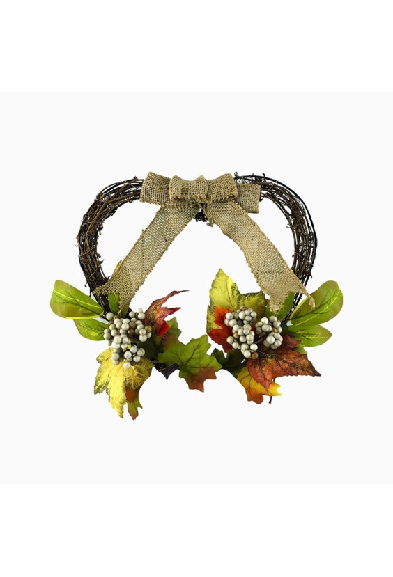 Green Silk Peony Garland for Holiday Decoration