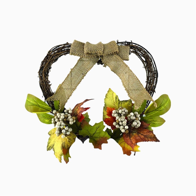 Green Silk Peony Garland for Holiday Decoration